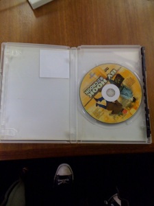 photo of dvd with RFID tags