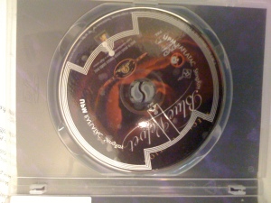 X tags for RFID on a dvd